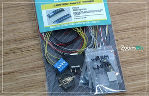 Set de luces para maqueta de coche en escala 124 o 1:25 se incluye el circuito completo con la referencia de ZT-025 de Zoom On