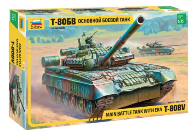 ZVEZDA (1/35) Main Battle Tank T-80BV with ERA