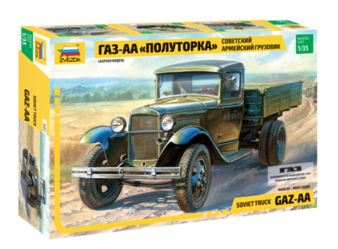 ZVEZDA (1/35) Soviet Army Truck Gaz-AA