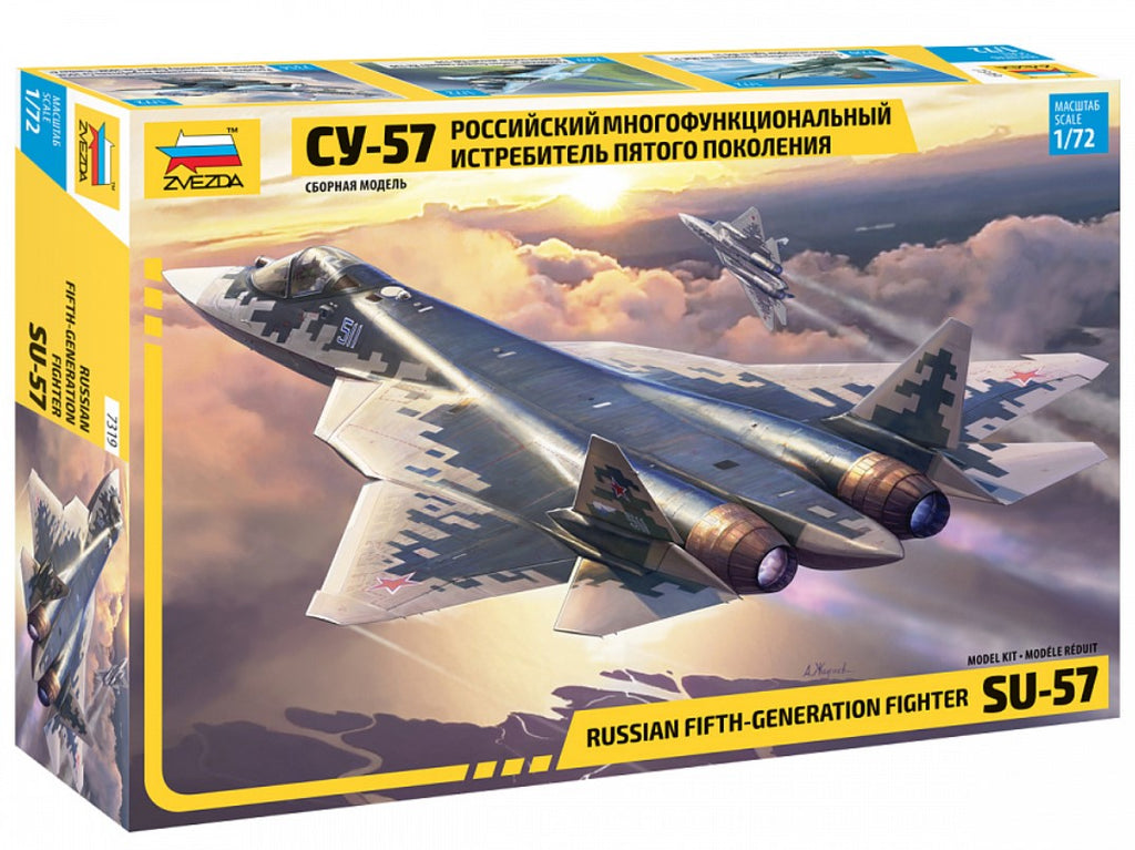 ZVEZDA (1/72) Su-57 Russian 5th Generation Fighter