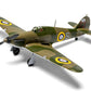 Foto lateral con decoración 1 de la maqueta del caza británico Hawker Hurricane Mk.I en escala 1:72 de Airfix referencia A02067A