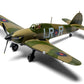 Foto lateral con decoración 2 de la maqueta del caza británico Hawker Hurricane Mk.I en escala 1:72 de Airfix referencia A02067A