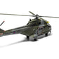 Foto trasera con decoración 1 de la maqueta del helicóptero militar Westland Puma HC.1 en escala 1:72 de Airfix referencia A03021V