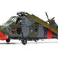 Foto con las hélices recogidas y decoración británica de la maqueta del helicóptero Westland Wessex HC2 en escala 1:72 de Airfix referencia A04068