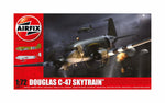 Portada de la caja de la maqueta del avión de carga C-47 Skytrain en escala 1:72 de Airfin referencia A08014