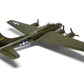 Foto lateral derecha de la maqueta del bombardero en versión norteamericana B-17G en escala 1:72 de Airfix referencia A08018A
