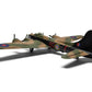 Foto lateral trasera izquierda de la maqueta del bombardero en versión británica B-17G en escala 1:72 de Airfix referencia A08018A