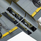Detalle bahía de bombas de la maqueta del bombardero B-24D Liberator en escala 1:72 de Airfix referencia A09011