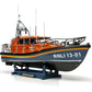 Vista lateral derecha de la maqueta de la lancha de salvamento RNLI Shannon en escala 1:72 de Airfix referencia A55015