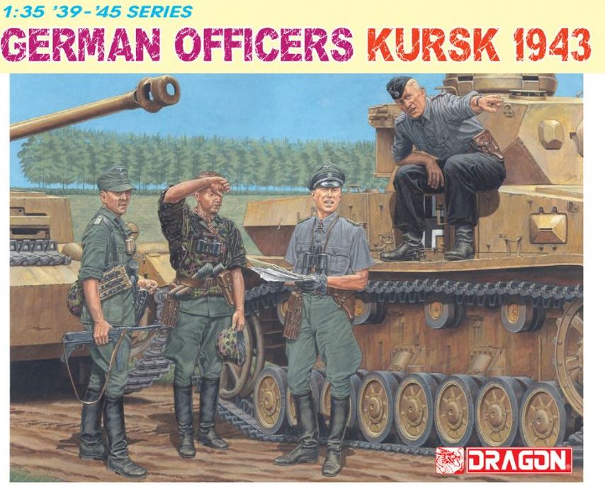 DRAGON (1/35) German Officers (Kursk 1943)