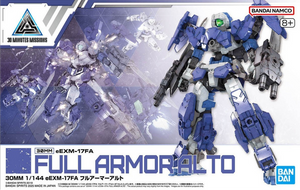 Portada de la caja de la figura Gundam del Full Armor Alto eEXM_17FA en escala 1/144 de Bandai con referencia 68319