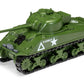 Foto delantera de la maqueta Quickbuild del tanque Sherman Firely en escala 1:35 de Airfix referencia J6042