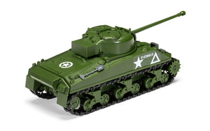 Foto trasera de la maqueta Quickbuild del tanque Sherman Firely en escala 1:35 de Airfix referencia J6042