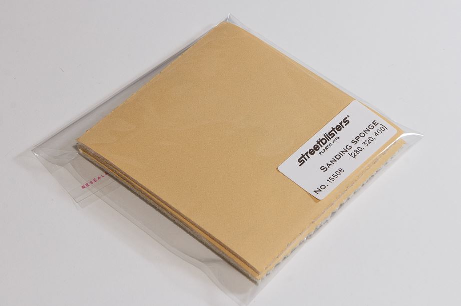 STREETBLISTERS Pack of 3 sanding sponge - Grit 280, 320, 400
