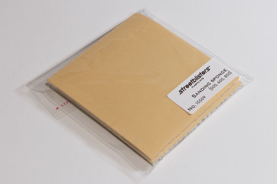 STREETBLISTERS Pack of 3 sanding sponge - Grit 500, 600, 800