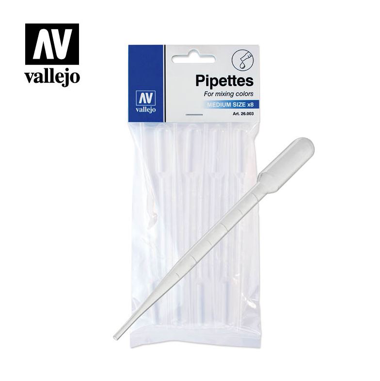 VALLEJO Pipeta Media 3ml (pack 8 unidades)