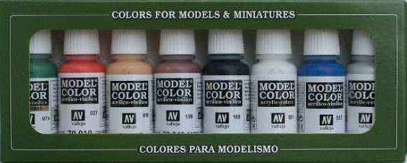 VALLEJO Model Color Set: Wargames Basics (8 colores)