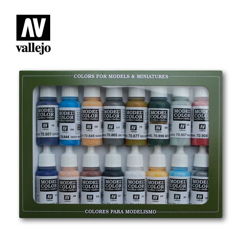 VALLEJO Model Color Set: Guerra Civil Americana (16 colores)