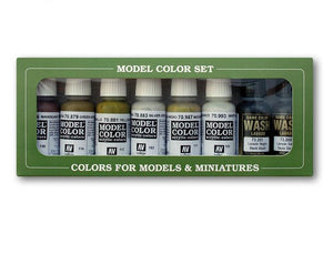 VALLEJO Model Color Set: Building Colors (8 colores)