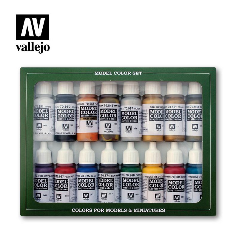 VALLEJO Model Color Set: Colores Imperio Romano (16 colores)