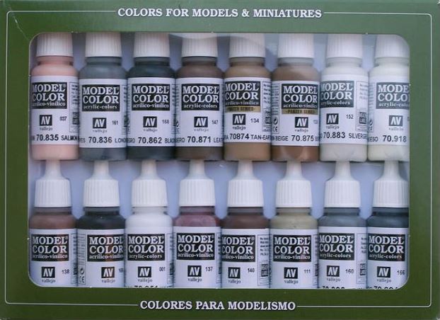 VALLEJO Model Color Set: Colores Ecuestres (16 colores)