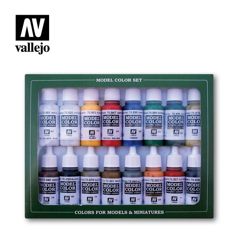 VALLEJO Model Color Set: Napoleonic Colors French & Bristish 1789-1815 (16 colores)