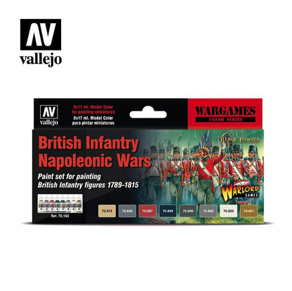 VALLEJO Model Color Set: Bristish Infantry Napoleonic Wars (8 colores)