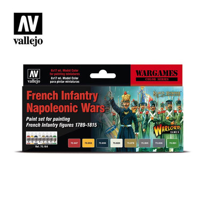 VALLEJO Model Color Set: French Infantry Napoleonic Wars (8 colores)