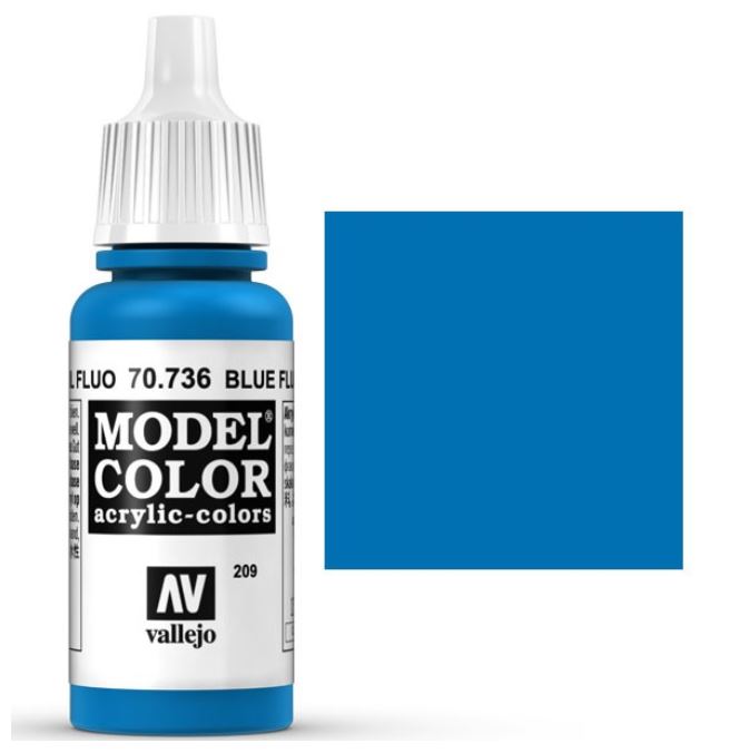 VALLEJO Model Color - 70.736 Azul Fluo