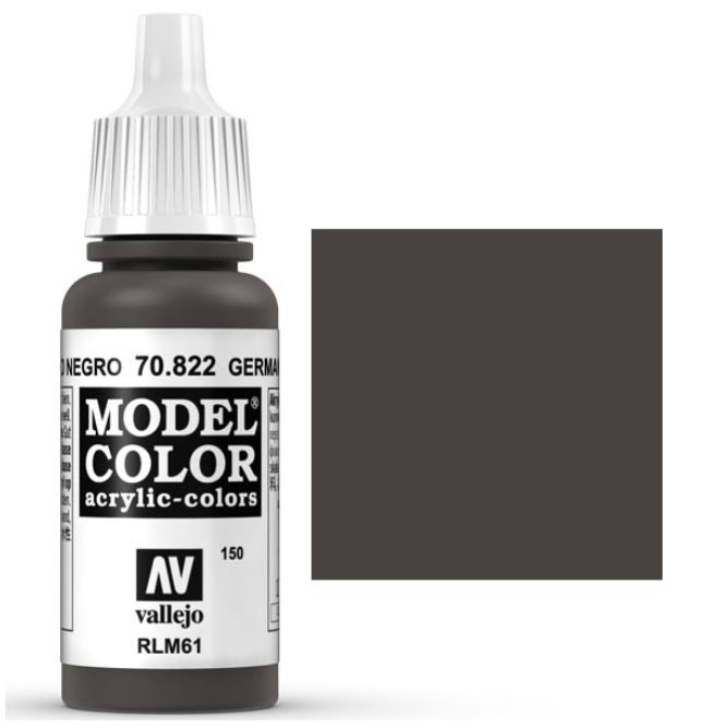 VALLEJO Model Color - 70.822 Alemán Camuflaje Pardo Negro