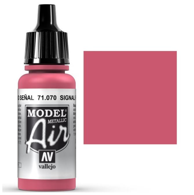 VALLEJO Model Air - 71.070 Rojo Señal (Metalizado)