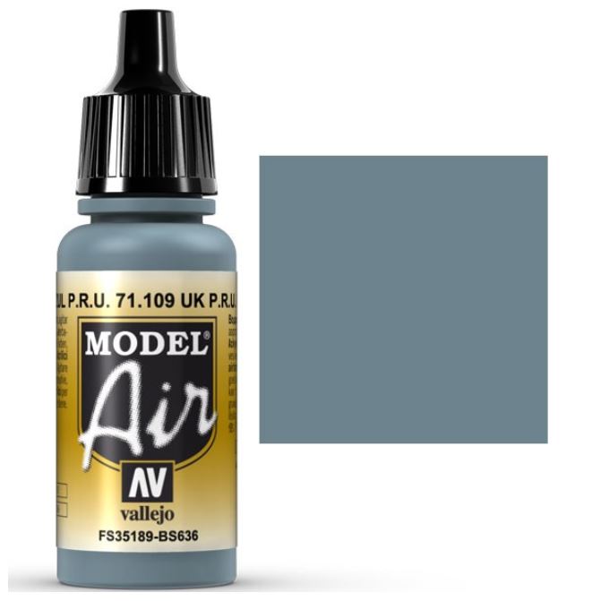 Vallejo Model Air 71.401 UK BSC 28 Silver Grey 17ml