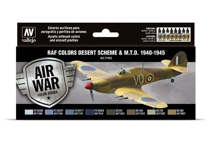 Vallejo 071205 Duitse kleuren 1927-1941, militair, 17 ml (verpakking van 8 stuks Vallejo 071205 Duitse kleuren 1927-1941, militair, 17 ml (verpakking van 8 stuks