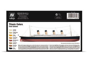 VALLEJO Model Air Set: Titanic Colors - Navy Color Series