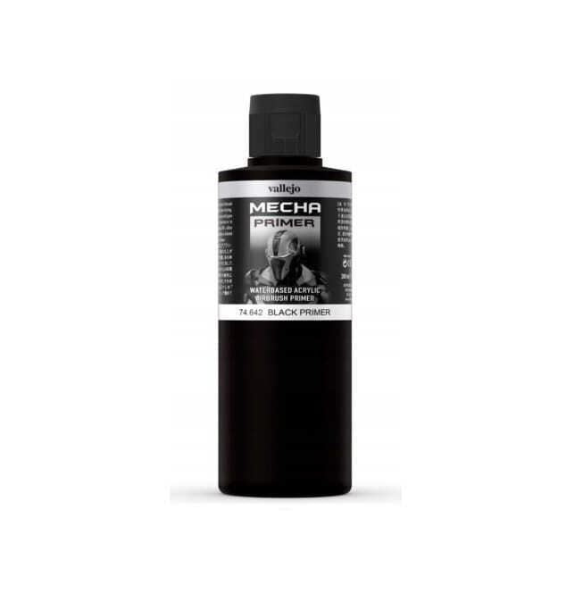 VALLEJO Mecha Color Primer: Black (200ml)