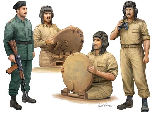 TRUMPETER (1/35) Iraqi Tank Crew