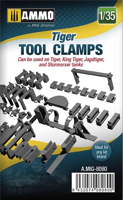 AMMO (1/35) Tiger tool clamps