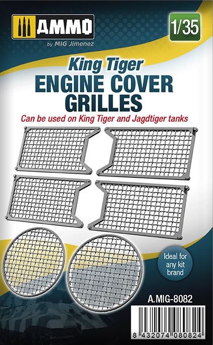 AMMO (1/35) King Tiger engine cover grilles