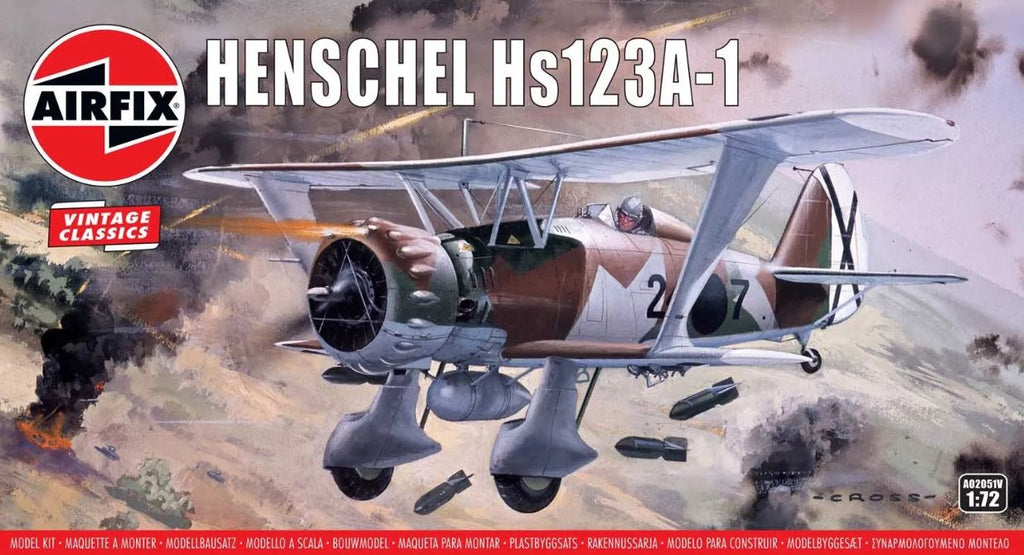 AIRFIX (1/72) Henschel Hs123A-1 (calcas españolas)
