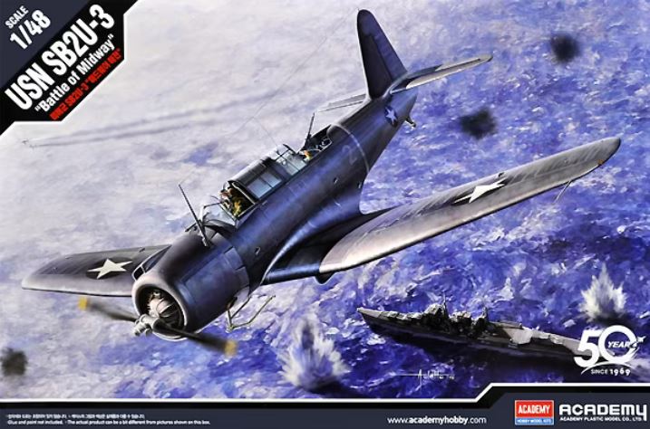 ACADEMY (1/48) USN SB2U-3 Vindicator "Battle of Midway"