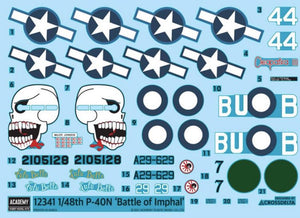 ACADEMY (1/48) USAAF P-40N "Battle of Imphal"