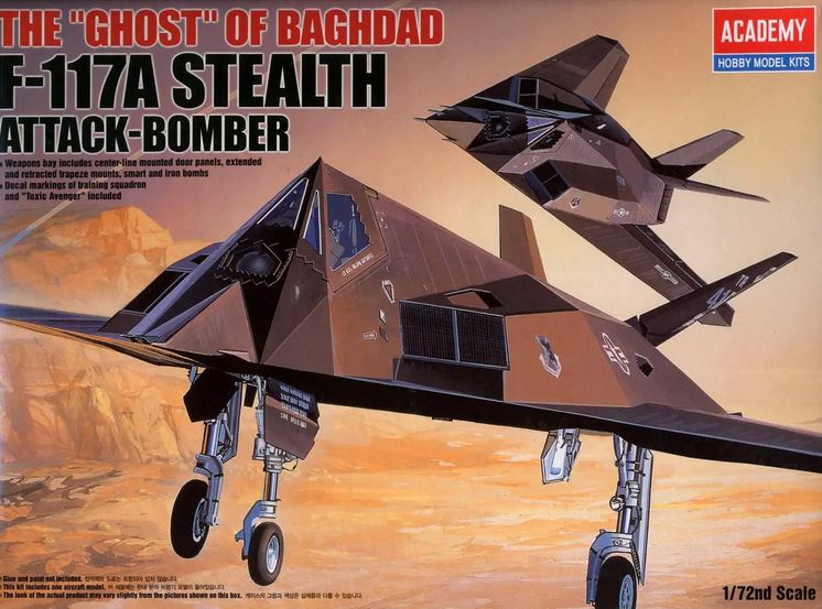 ACADEMY (1/72) F-117A Stealth Attack-Bomber The "Ghost" of Baghdad