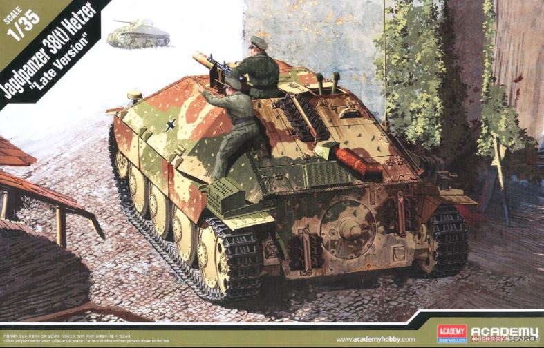 ACADEMY (1/35) Jagdpanzer 38(t) Hetzer "Late Production Version"