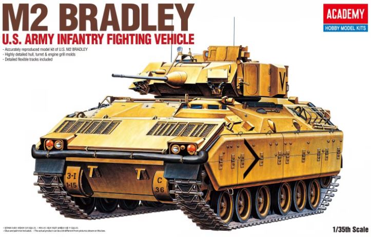 ACADEMY (1/35) M2 Bradley U.S. Army Infantry Fighting Vehicle