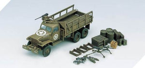 ACADEMY (1/72) U.S. 2 1/2 Ton 6x6 Cargo Truck & Accessories WWII (Ground Vehicle Set-2)