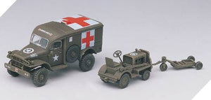 ACADEMY (1/72) U.S. Ambulance & Towing Tractor (Ground Vehicle Series-4)