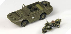 ACADEMY (1/72) M3 Half Track & 1/4ton Amphibian Vehicle (Ground Vehicle Series-6)