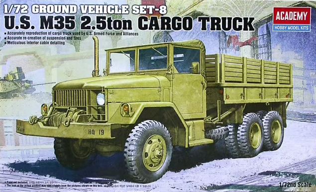 ACADEMY (1/72) US M35 2.5ton Cargo Truck