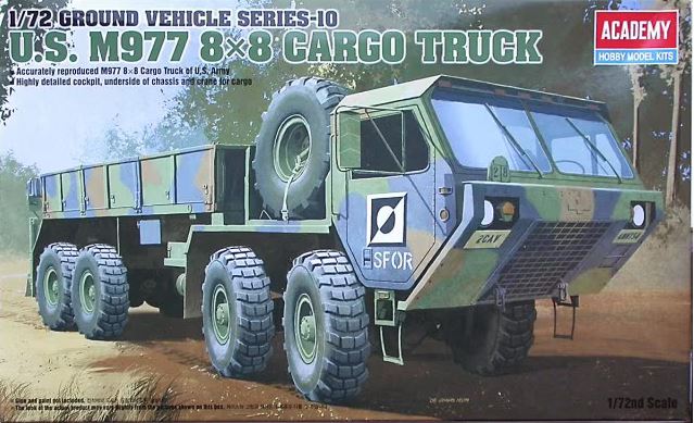 ACADEMY (1/72) U.S. M977 8x8 Cargo Truck (Ground Vehicle Series)