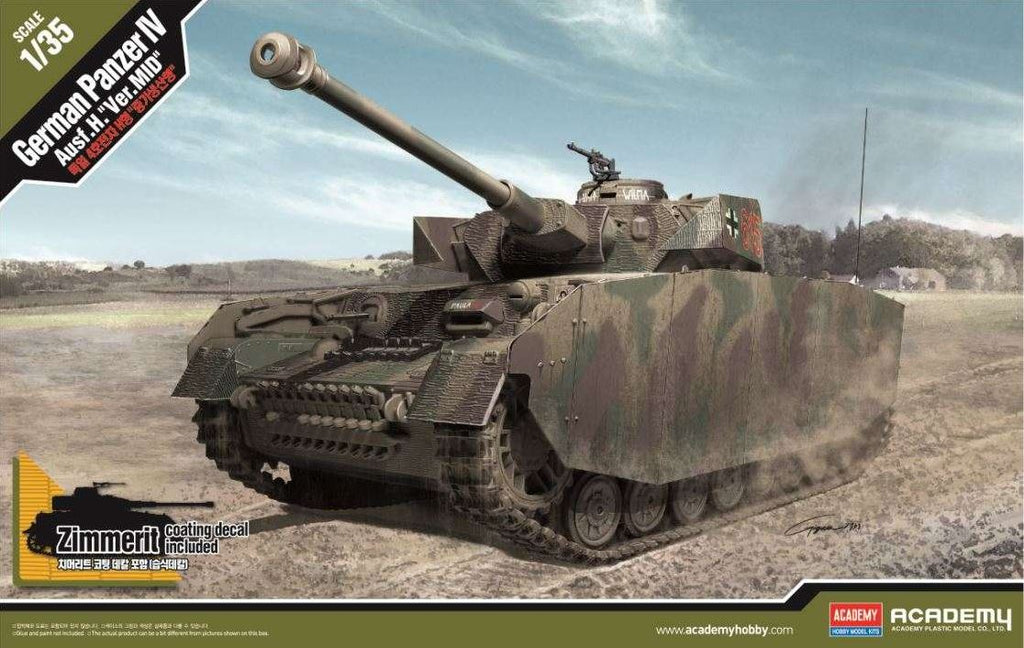ACADEMY (1/35) German Panzer IV Ausf. H "Ver.Mid"